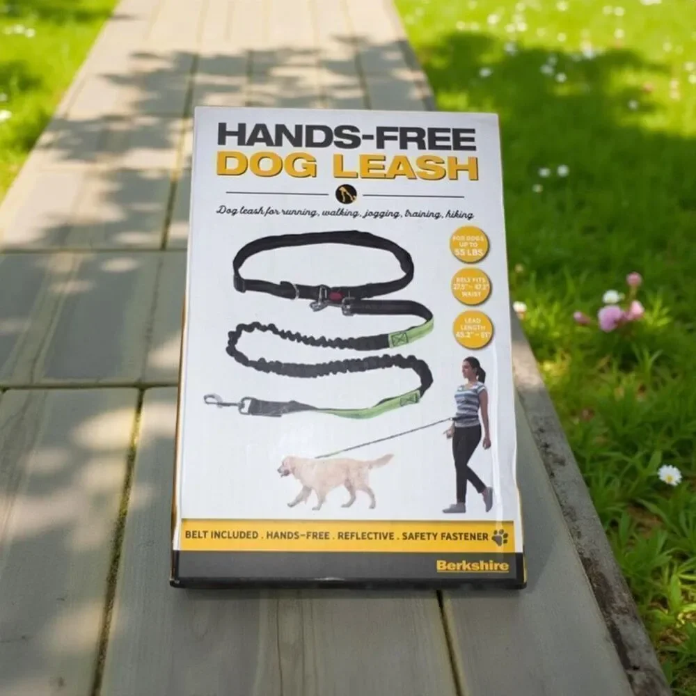 NIB Berkshire Handsfree Reflective Dog Leash for Walking Jogging Running Hiking